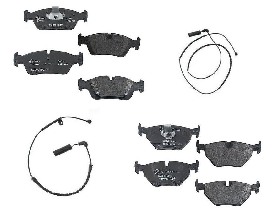 BMW Disc Brakes Kit - Pads Front and Rear